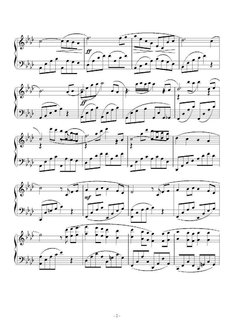 40、班得瑞钢琴谱2（42页，共10首）_一万首著名钢琴曲谱哈农贝多芬合集视频教学电子版高清无水印可打印_3流行音乐谱_流行钢琴谱合集形式_高清PDF无水印