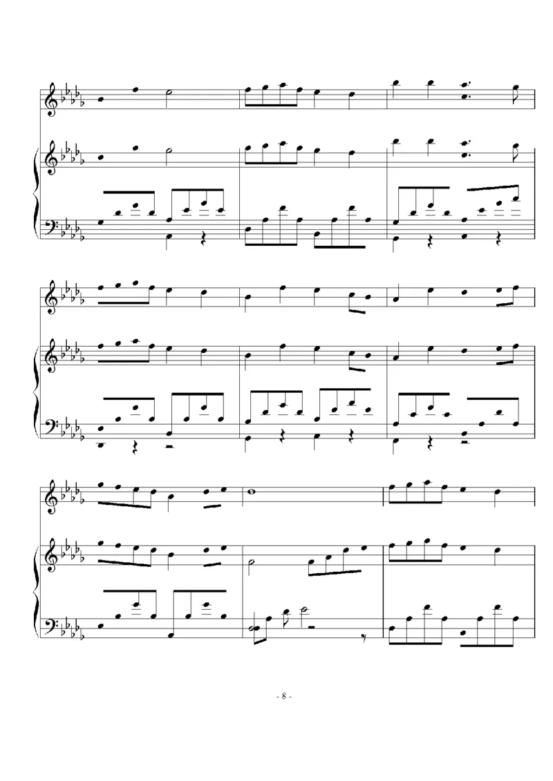 40、班得瑞钢琴谱2（42页，共10首）_一万首著名钢琴曲谱哈农贝多芬合集视频教学电子版高清无水印可打印_3流行音乐谱_流行钢琴谱合集形式_高清PDF无水印