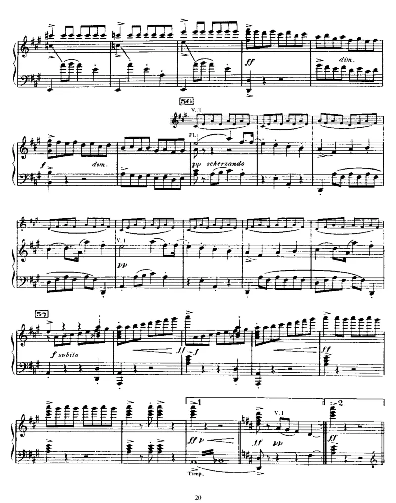 ClassicalSymphony,Op25_一万首著名钢琴曲谱哈农贝多芬合集视频教学电子版高清无水印可打印_1古典钢琴知名音乐家谱_普罗科菲耶夫钢琴谱全集