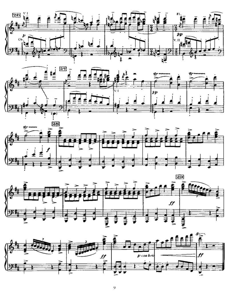 ClassicalSymphony,Op25_一万首著名钢琴曲谱哈农贝多芬合集视频教学电子版高清无水印可打印_1古典钢琴知名音乐家谱_普罗科菲耶夫钢琴谱全集