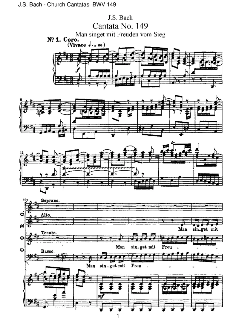 BWV149MansingetmitFreudenvomSieg_一万首著名钢琴曲谱哈农贝多芬合集视频教学电子版高清无水印可打印_1古典钢琴知名音乐家谱_巴赫钢琴谱全集_J.S巴赫作品全集