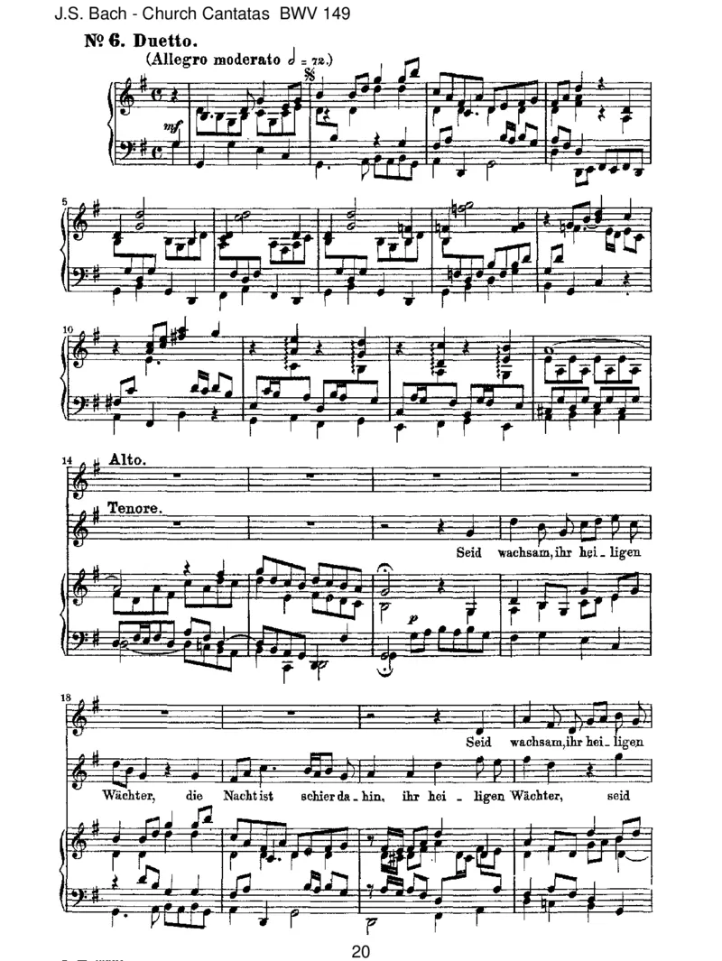 BWV149MansingetmitFreudenvomSieg_一万首著名钢琴曲谱哈农贝多芬合集视频教学电子版高清无水印可打印_1古典钢琴知名音乐家谱_巴赫钢琴谱全集_J.S巴赫作品全集