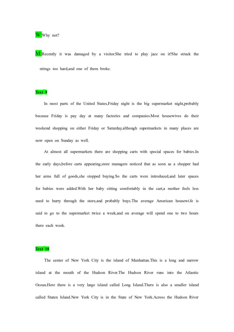 备考2024新高考英语听力(答案+文本)17_2024年5月_01按日期_1号_2024高考英语听力专题（80套模拟训练+历年真题）(附音频）_高考英语听力高分80套模拟训练_725