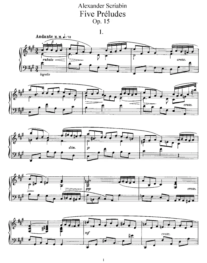 5Preludes,Op15_一万首著名钢琴曲谱哈农贝多芬合集视频教学电子版高清无水印可打印_1古典钢琴知名音乐家谱_斯克里亚宾钢琴谱全集_前奏曲