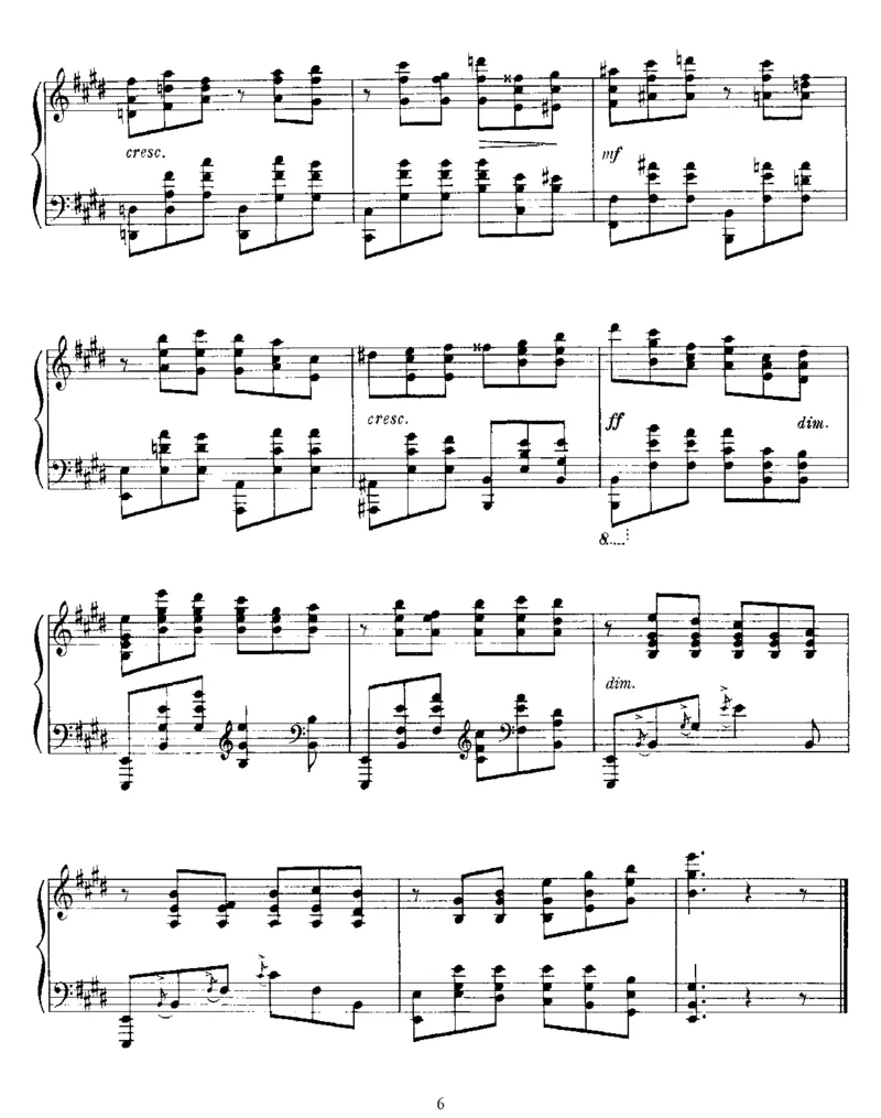 5Preludes,Op15_一万首著名钢琴曲谱哈农贝多芬合集视频教学电子版高清无水印可打印_1古典钢琴知名音乐家谱_斯克里亚宾钢琴谱全集_前奏曲