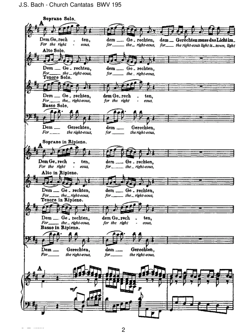 BWV195DemGerechtenmussdasLichtimmerwiederaufgehen_一万首著名钢琴曲谱哈农贝多芬合集视频教学电子版高清无水印可打印_1古典钢琴知名音乐家谱_巴赫钢琴谱全集_J.S巴赫作品全集