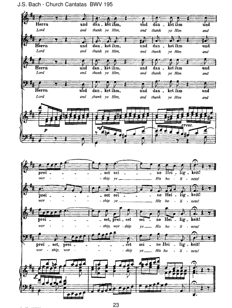 BWV195DemGerechtenmussdasLichtimmerwiederaufgehen_一万首著名钢琴曲谱哈农贝多芬合集视频教学电子版高清无水印可打印_1古典钢琴知名音乐家谱_巴赫钢琴谱全集_J.S巴赫作品全集