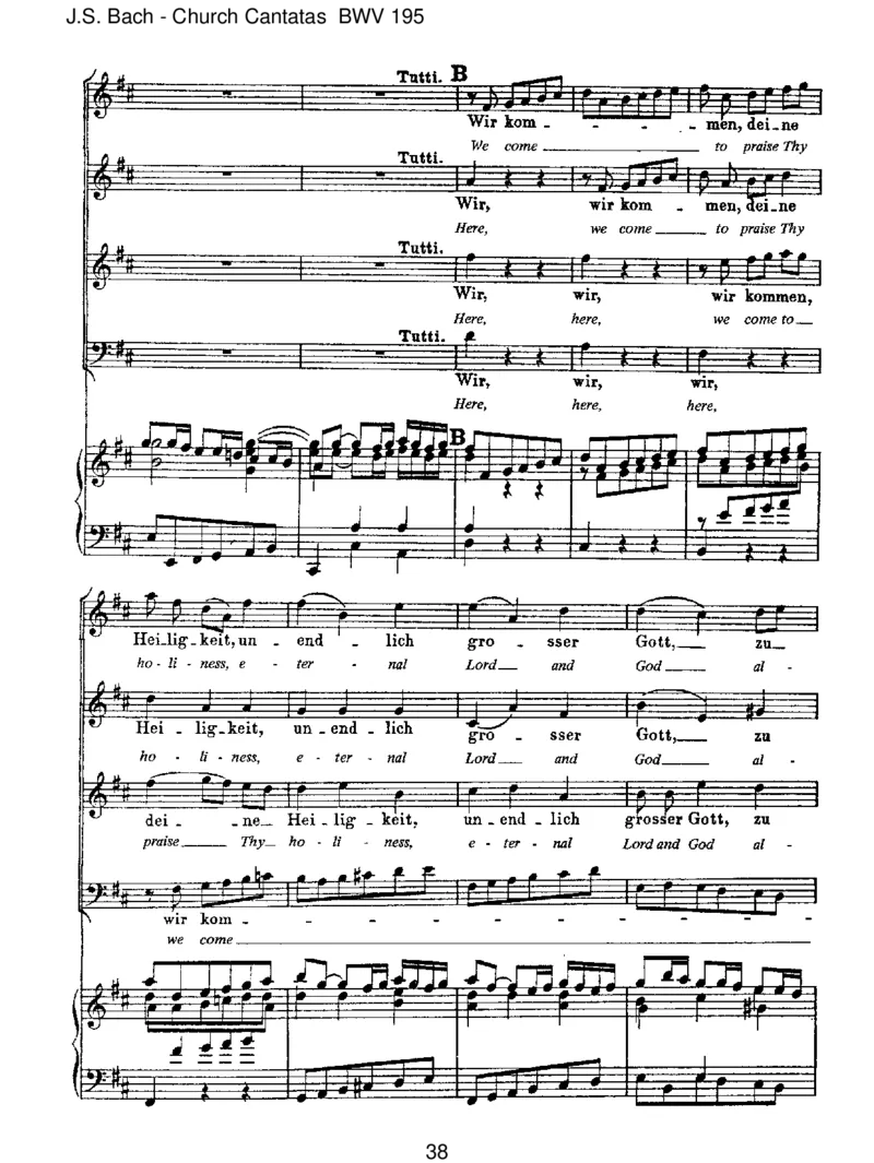 BWV195DemGerechtenmussdasLichtimmerwiederaufgehen_一万首著名钢琴曲谱哈农贝多芬合集视频教学电子版高清无水印可打印_1古典钢琴知名音乐家谱_巴赫钢琴谱全集_J.S巴赫作品全集