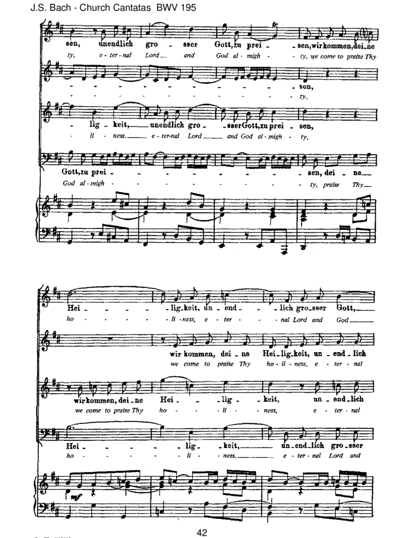 BWV195DemGerechtenmussdasLichtimmerwiederaufgehen_一万首著名钢琴曲谱哈农贝多芬合集视频教学电子版高清无水印可打印_1古典钢琴知名音乐家谱_巴赫钢琴谱全集_J.S巴赫作品全集