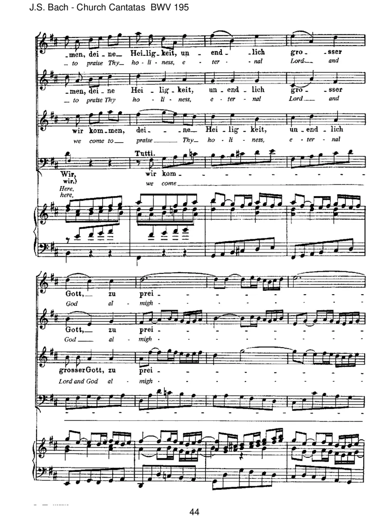 BWV195DemGerechtenmussdasLichtimmerwiederaufgehen_一万首著名钢琴曲谱哈农贝多芬合集视频教学电子版高清无水印可打印_1古典钢琴知名音乐家谱_巴赫钢琴谱全集_J.S巴赫作品全集