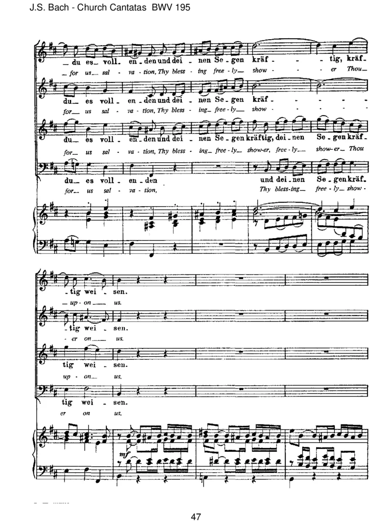 BWV195DemGerechtenmussdasLichtimmerwiederaufgehen_一万首著名钢琴曲谱哈农贝多芬合集视频教学电子版高清无水印可打印_1古典钢琴知名音乐家谱_巴赫钢琴谱全集_J.S巴赫作品全集