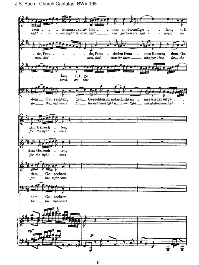 BWV195DemGerechtenmussdasLichtimmerwiederaufgehen_一万首著名钢琴曲谱哈农贝多芬合集视频教学电子版高清无水印可打印_1古典钢琴知名音乐家谱_巴赫钢琴谱全集_J.S巴赫作品全集