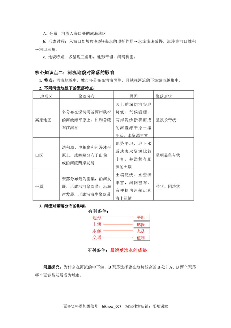 选择性必修1第二章地表形态的塑造第三节_E015高中全科试卷_地理试题_选修1_2.同步练习_同步练习-第3套
