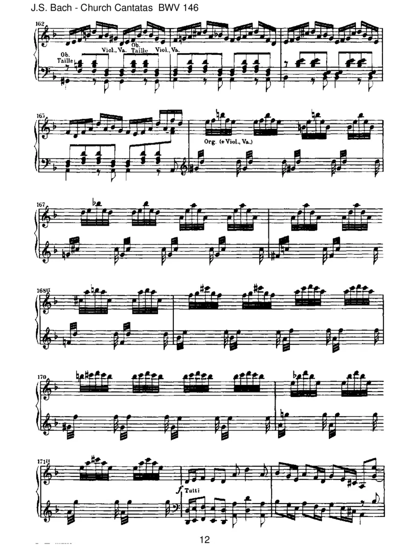 BWV146Wirm&uuml;ssendurchvielTr&uuml;bsal_一万首著名钢琴曲谱哈农贝多芬合集视频教学电子版高清无水印可打印_1古典钢琴知名音乐家谱_巴赫钢琴谱全集_J.S巴赫作品全集