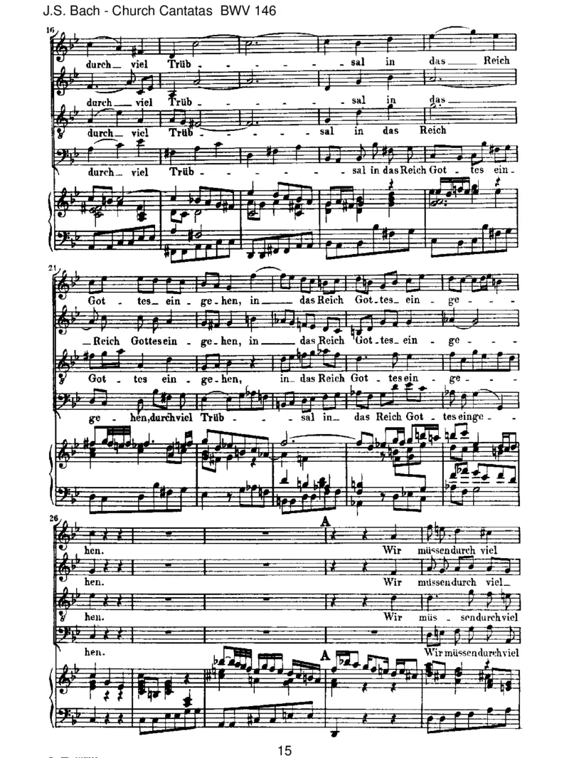 BWV146Wirm&uuml;ssendurchvielTr&uuml;bsal_一万首著名钢琴曲谱哈农贝多芬合集视频教学电子版高清无水印可打印_1古典钢琴知名音乐家谱_巴赫钢琴谱全集_J.S巴赫作品全集