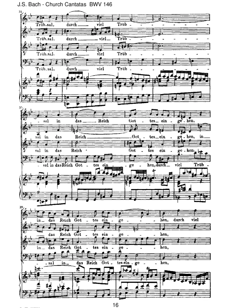 BWV146Wirm&uuml;ssendurchvielTr&uuml;bsal_一万首著名钢琴曲谱哈农贝多芬合集视频教学电子版高清无水印可打印_1古典钢琴知名音乐家谱_巴赫钢琴谱全集_J.S巴赫作品全集