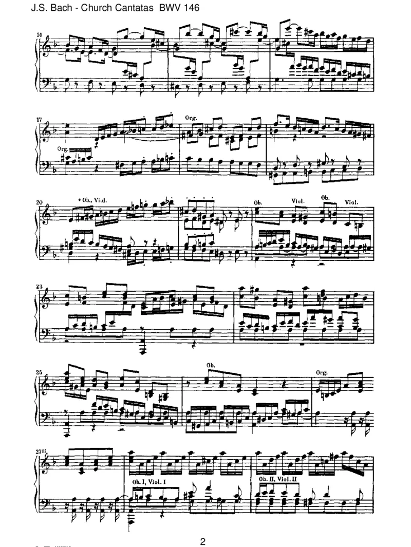 BWV146Wirm&uuml;ssendurchvielTr&uuml;bsal_一万首著名钢琴曲谱哈农贝多芬合集视频教学电子版高清无水印可打印_1古典钢琴知名音乐家谱_巴赫钢琴谱全集_J.S巴赫作品全集