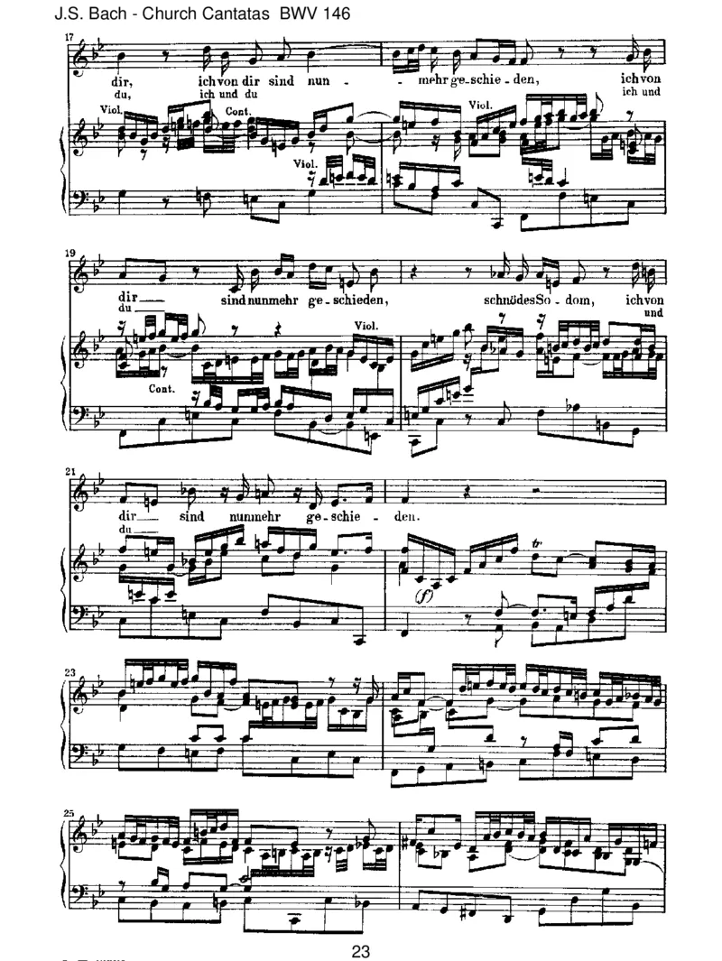 BWV146Wirm&uuml;ssendurchvielTr&uuml;bsal_一万首著名钢琴曲谱哈农贝多芬合集视频教学电子版高清无水印可打印_1古典钢琴知名音乐家谱_巴赫钢琴谱全集_J.S巴赫作品全集