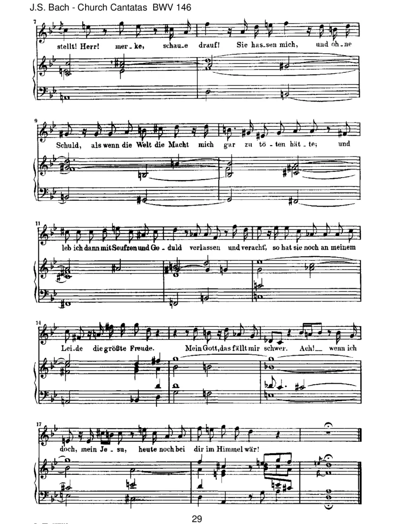 BWV146Wirm&uuml;ssendurchvielTr&uuml;bsal_一万首著名钢琴曲谱哈农贝多芬合集视频教学电子版高清无水印可打印_1古典钢琴知名音乐家谱_巴赫钢琴谱全集_J.S巴赫作品全集