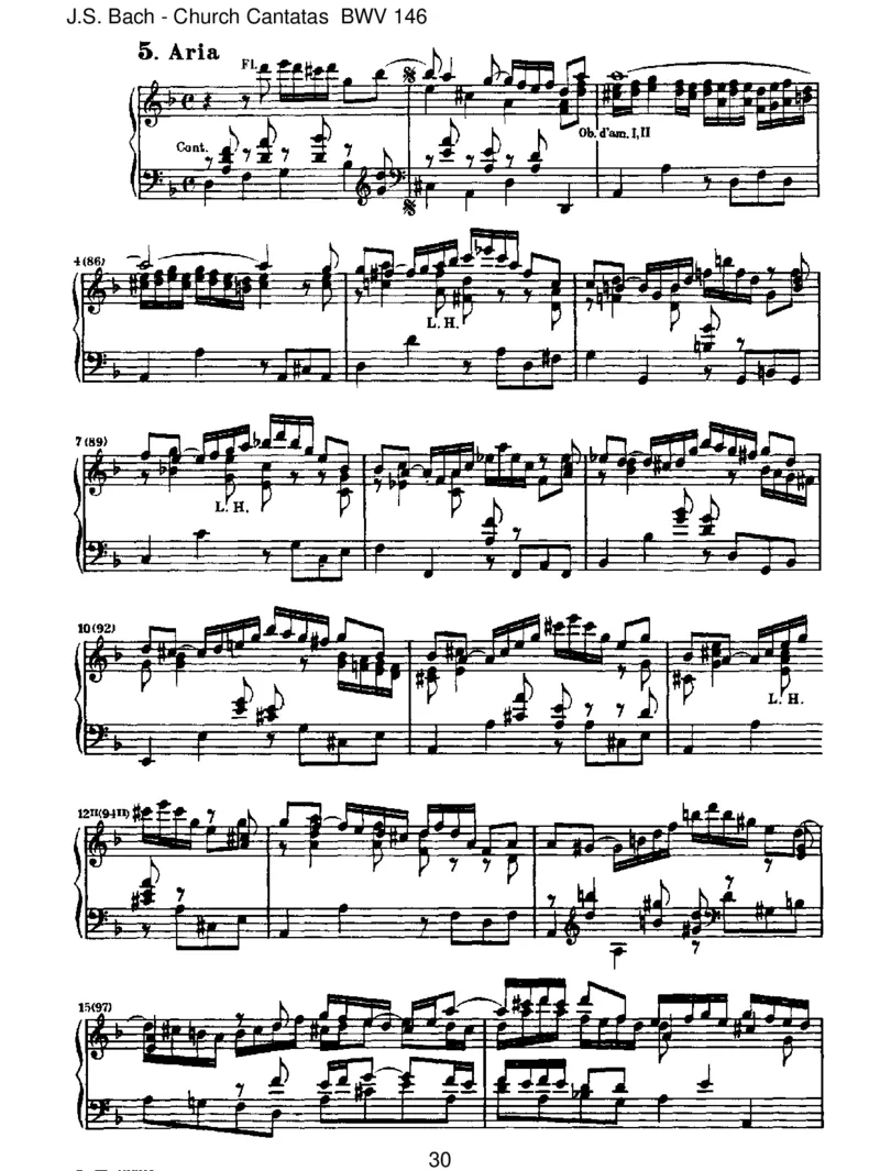 BWV146Wirm&uuml;ssendurchvielTr&uuml;bsal_一万首著名钢琴曲谱哈农贝多芬合集视频教学电子版高清无水印可打印_1古典钢琴知名音乐家谱_巴赫钢琴谱全集_J.S巴赫作品全集