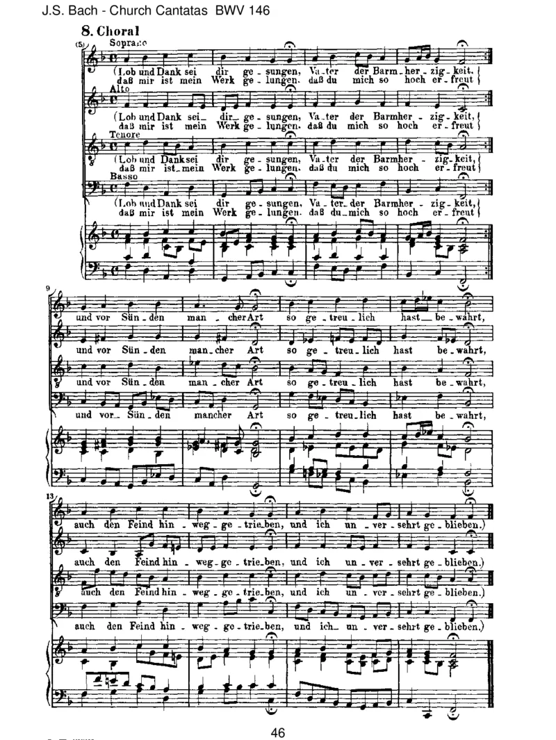 BWV146Wirm&uuml;ssendurchvielTr&uuml;bsal_一万首著名钢琴曲谱哈农贝多芬合集视频教学电子版高清无水印可打印_1古典钢琴知名音乐家谱_巴赫钢琴谱全集_J.S巴赫作品全集