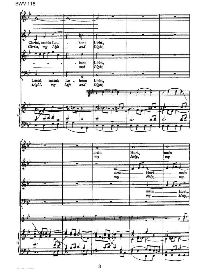 BWV118OJesuChrist,Mein'sLebensLicht_一万首著名钢琴曲谱哈农贝多芬合集视频教学电子版高清无水印可打印_1古典钢琴知名音乐家谱_巴赫钢琴谱全集_J.S巴赫作品全集