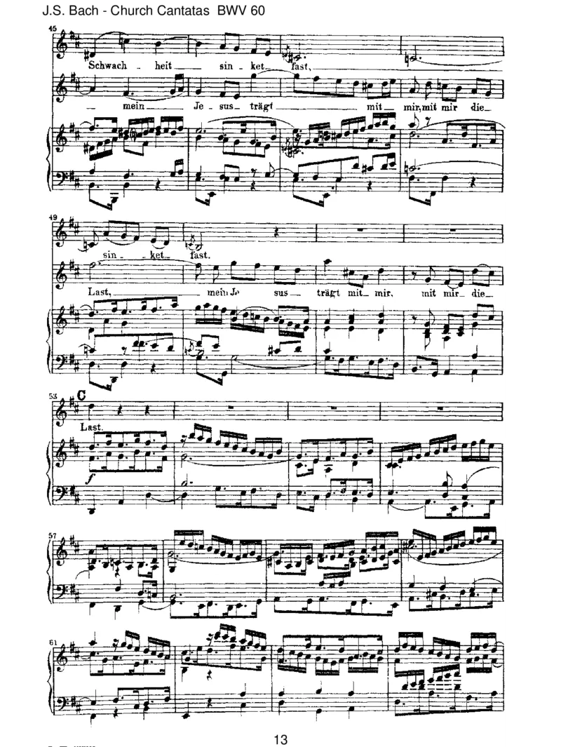 BWV60OEwigkeit,duDonnerwort_一万首著名钢琴曲谱哈农贝多芬合集视频教学电子版高清无水印可打印_1古典钢琴知名音乐家谱_巴赫钢琴谱全集_J.S巴赫作品全集_JohannSebastianBach(1685-1750)巴赫