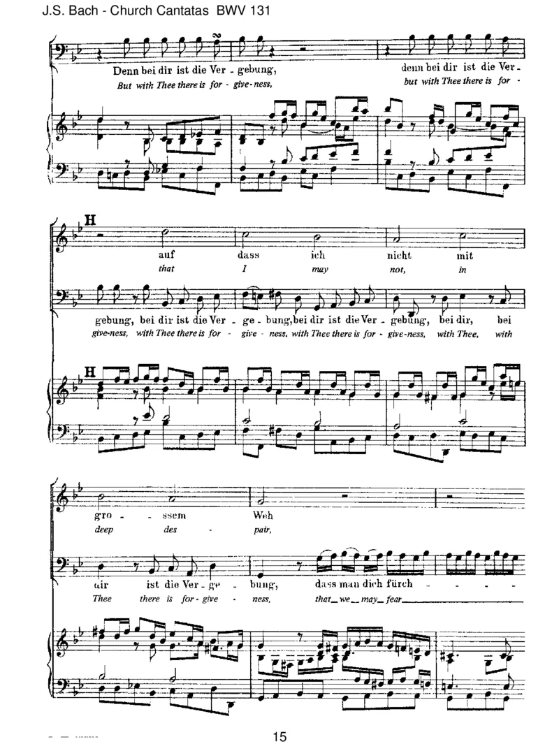 BWV131AusderTiefenrufeich,Herr,zudir_一万首著名钢琴曲谱哈农贝多芬合集视频教学电子版高清无水印可打印_1古典钢琴知名音乐家谱_巴赫钢琴谱全集_J.S巴赫作品全集