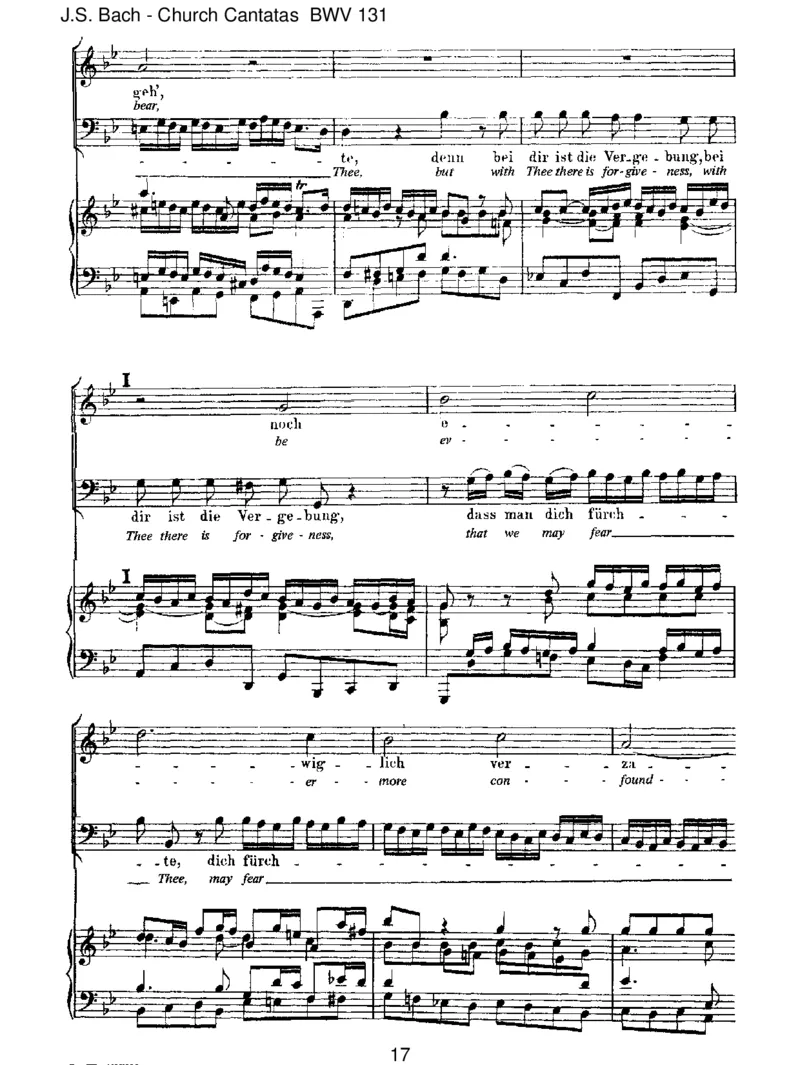 BWV131AusderTiefenrufeich,Herr,zudir_一万首著名钢琴曲谱哈农贝多芬合集视频教学电子版高清无水印可打印_1古典钢琴知名音乐家谱_巴赫钢琴谱全集_J.S巴赫作品全集