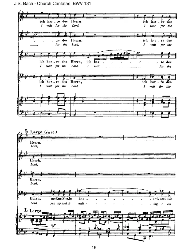 BWV131AusderTiefenrufeich,Herr,zudir_一万首著名钢琴曲谱哈农贝多芬合集视频教学电子版高清无水印可打印_1古典钢琴知名音乐家谱_巴赫钢琴谱全集_J.S巴赫作品全集