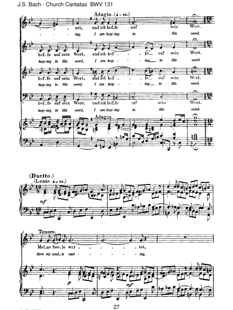 BWV131AusderTiefenrufeich,Herr,zudir_一万首著名钢琴曲谱哈农贝多芬合集视频教学电子版高清无水印可打印_1古典钢琴知名音乐家谱_巴赫钢琴谱全集_J.S巴赫作品全集