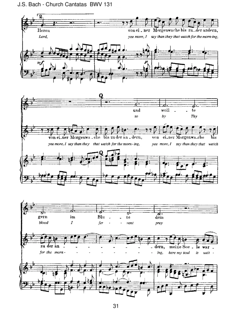 BWV131AusderTiefenrufeich,Herr,zudir_一万首著名钢琴曲谱哈农贝多芬合集视频教学电子版高清无水印可打印_1古典钢琴知名音乐家谱_巴赫钢琴谱全集_J.S巴赫作品全集