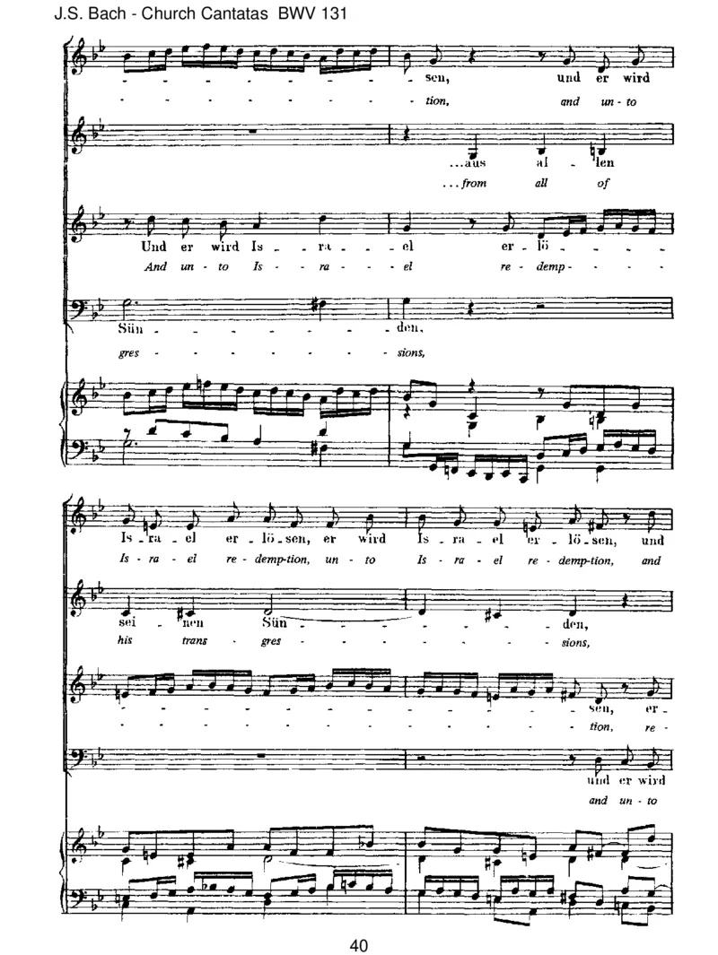 BWV131AusderTiefenrufeich,Herr,zudir_一万首著名钢琴曲谱哈农贝多芬合集视频教学电子版高清无水印可打印_1古典钢琴知名音乐家谱_巴赫钢琴谱全集_J.S巴赫作品全集