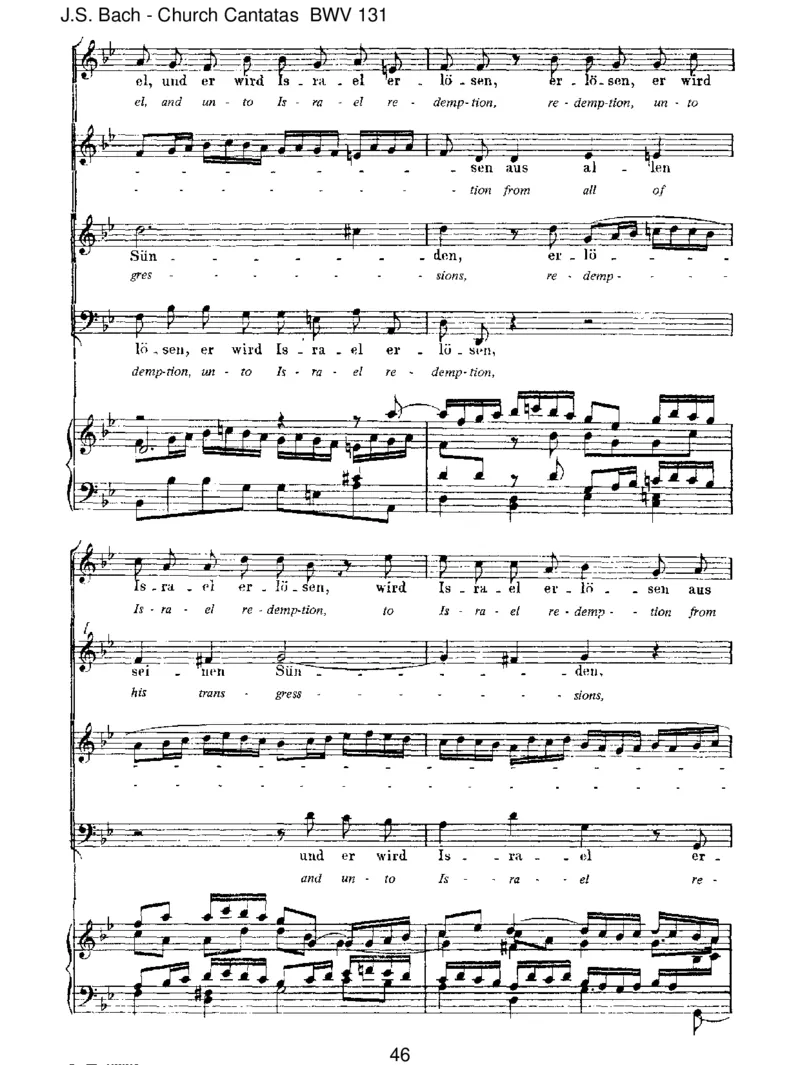 BWV131AusderTiefenrufeich,Herr,zudir_一万首著名钢琴曲谱哈农贝多芬合集视频教学电子版高清无水印可打印_1古典钢琴知名音乐家谱_巴赫钢琴谱全集_J.S巴赫作品全集