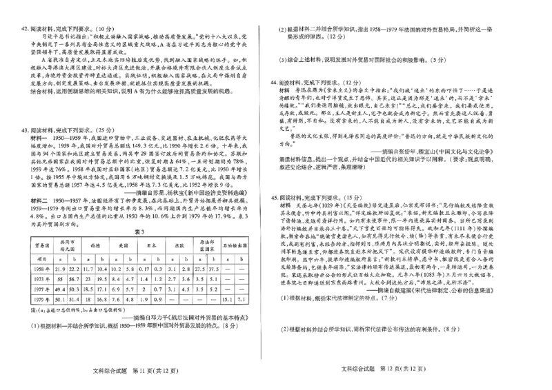扫描件_文科综合(0226)_2024年2月_01每日更新_27号_2024届河南省天一大联考高三阶段性测试（六）_河南省天一大联考2024届高三阶段性测试（六）文综