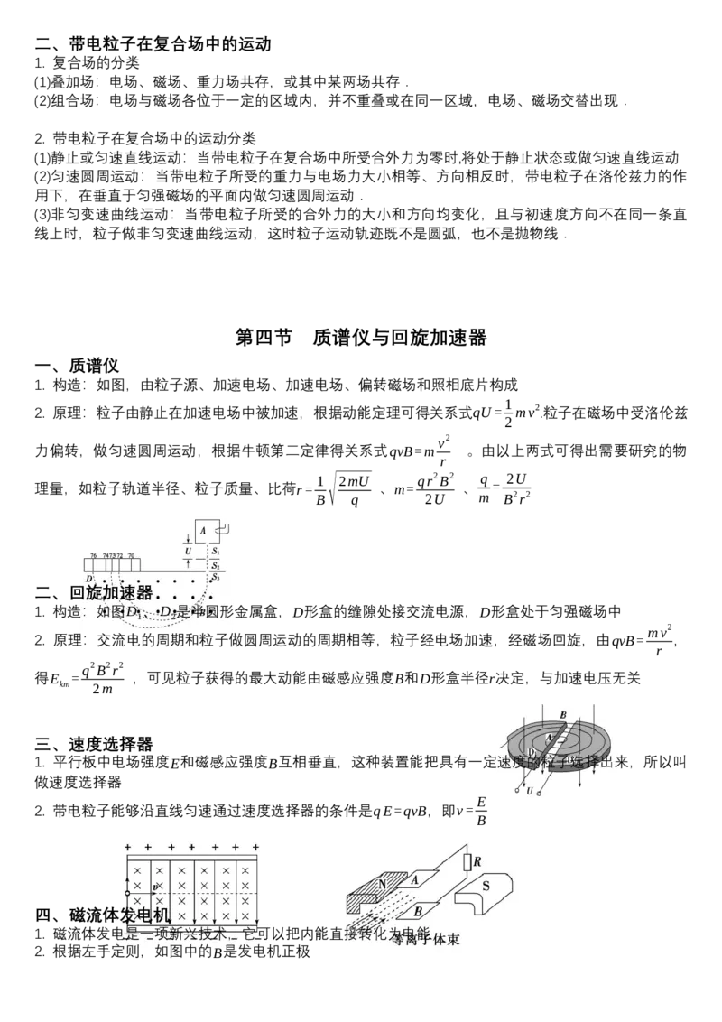 选择性必修第二册知识清单-高二下学期物理人教版（2019）选择性必修第二册_E015高中全科试卷_物理试题_选修2_5.知识汇总
