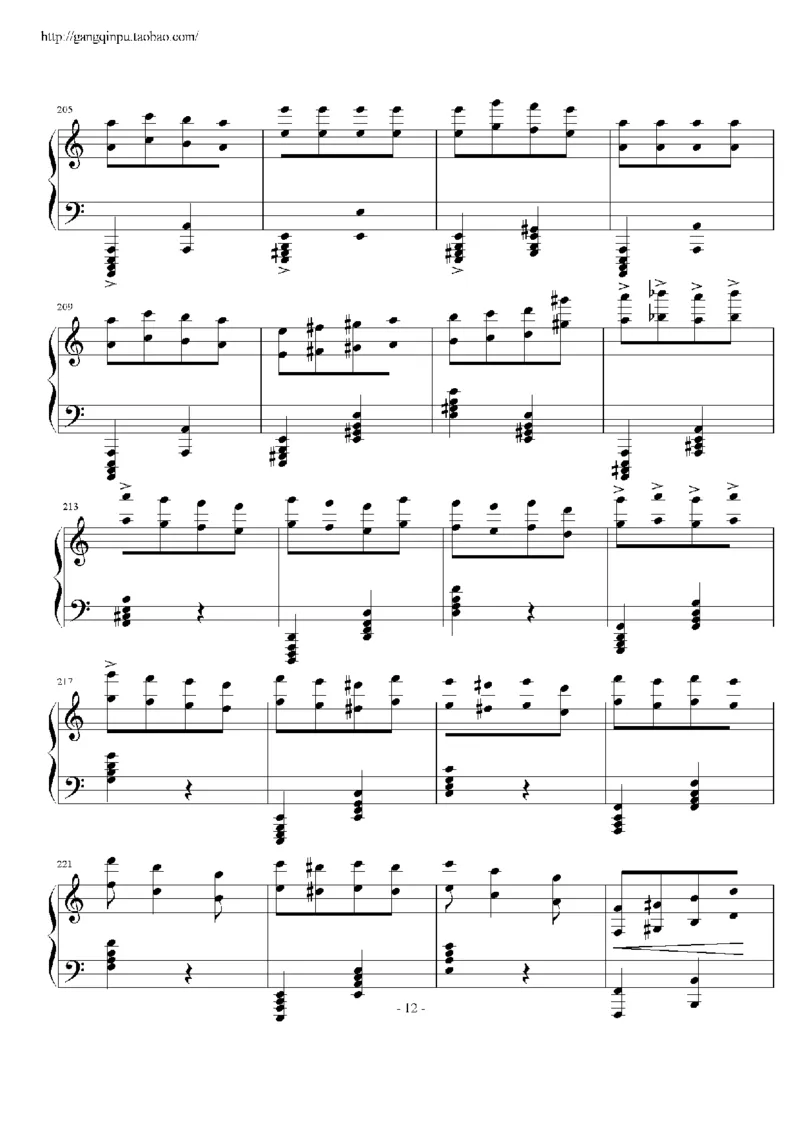 43、马克西姆全套钢琴谱（213页，共26首）_一万首著名钢琴曲谱哈农贝多芬合集视频教学电子版高清无水印可打印_3流行音乐谱_流行钢琴谱合集形式_高清PDF无水印