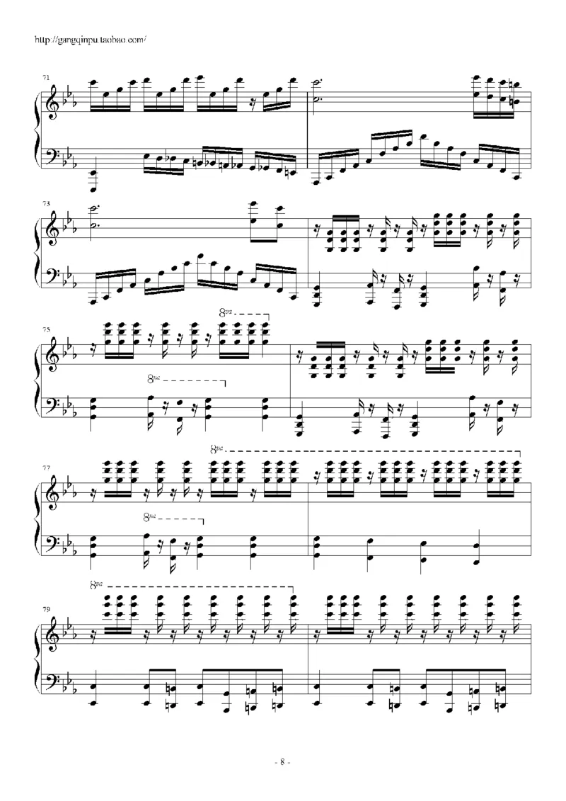 43、马克西姆全套钢琴谱（213页，共26首）_一万首著名钢琴曲谱哈农贝多芬合集视频教学电子版高清无水印可打印_3流行音乐谱_流行钢琴谱合集形式_高清PDF无水印