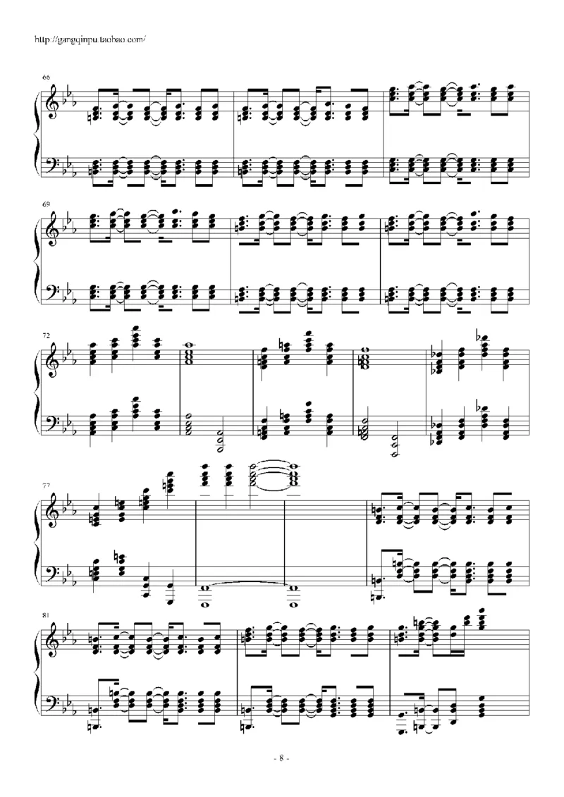 43、马克西姆全套钢琴谱（213页，共26首）_一万首著名钢琴曲谱哈农贝多芬合集视频教学电子版高清无水印可打印_3流行音乐谱_流行钢琴谱合集形式_高清PDF无水印