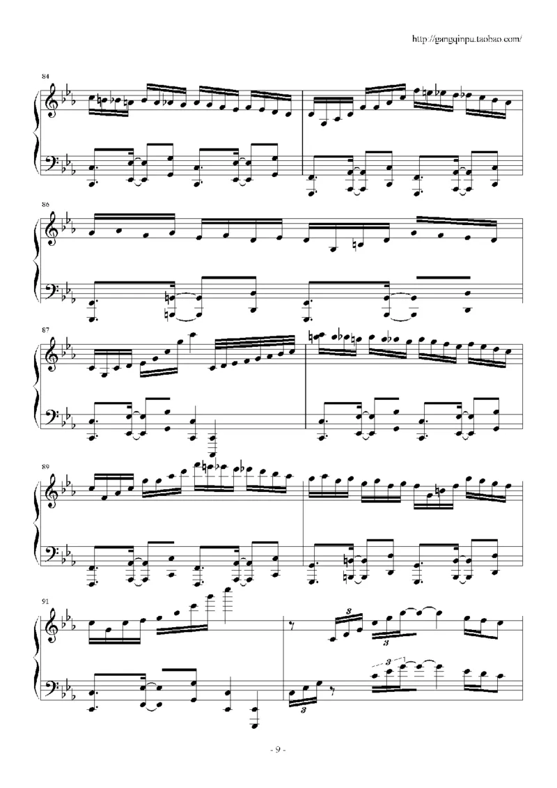 43、马克西姆全套钢琴谱（213页，共26首）_一万首著名钢琴曲谱哈农贝多芬合集视频教学电子版高清无水印可打印_3流行音乐谱_流行钢琴谱合集形式_高清PDF无水印