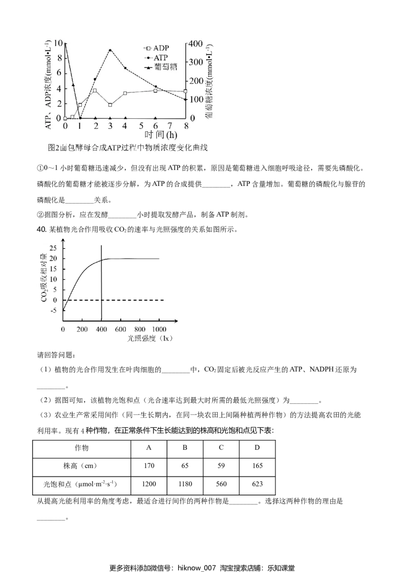 精品解析：北京市昌平区高一上学期期末质量抽测生物试题（原卷版）_E015高中全科试卷_生物试题_必修1_4.期末试卷_2.各地真题_精品解析：北京市昌平区高一上学期期末质量抽测生物试题