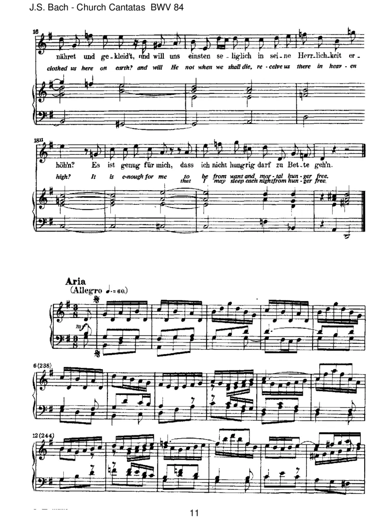 BWV84Ichbinvergn&uuml;gtmitmeinemGl&uuml;cke_一万首著名钢琴曲谱哈农贝多芬合集视频教学电子版高清无水印可打印_1古典钢琴知名音乐家谱_巴赫钢琴谱全集_J.S巴赫作品全集