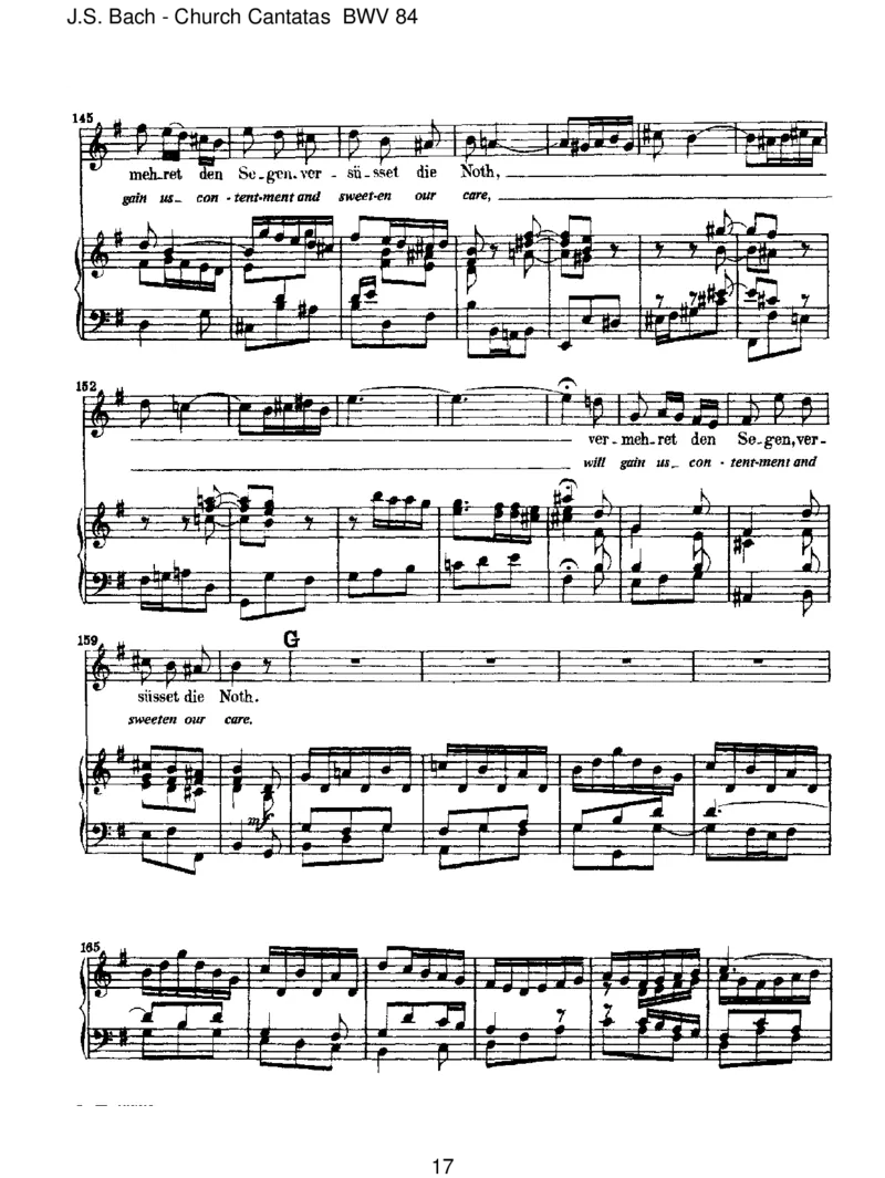 BWV84Ichbinvergn&uuml;gtmitmeinemGl&uuml;cke_一万首著名钢琴曲谱哈农贝多芬合集视频教学电子版高清无水印可打印_1古典钢琴知名音乐家谱_巴赫钢琴谱全集_J.S巴赫作品全集