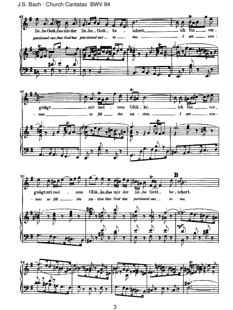 BWV84Ichbinvergn&uuml;gtmitmeinemGl&uuml;cke_一万首著名钢琴曲谱哈农贝多芬合集视频教学电子版高清无水印可打印_1古典钢琴知名音乐家谱_巴赫钢琴谱全集_J.S巴赫作品全集