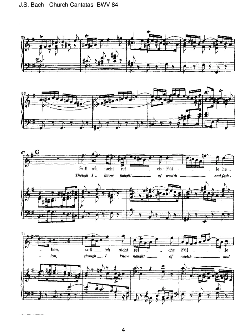 BWV84Ichbinvergn&uuml;gtmitmeinemGl&uuml;cke_一万首著名钢琴曲谱哈农贝多芬合集视频教学电子版高清无水印可打印_1古典钢琴知名音乐家谱_巴赫钢琴谱全集_J.S巴赫作品全集