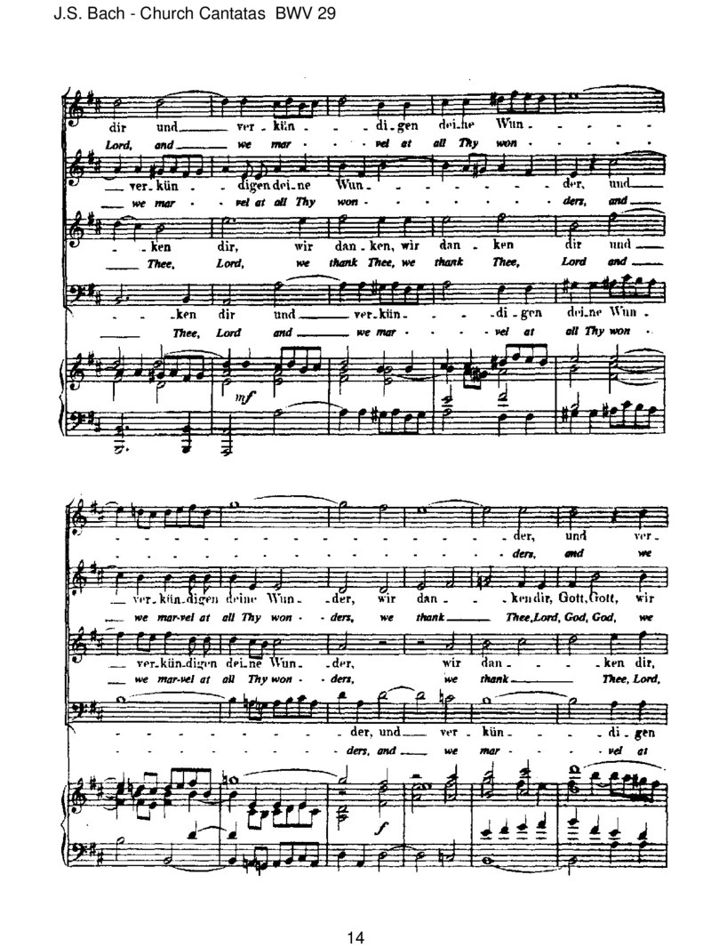BWV29Wirdankendir,Gott,wirdankendir_一万首著名钢琴曲谱哈农贝多芬合集视频教学电子版高清无水印可打印_1古典钢琴知名音乐家谱_巴赫钢琴谱全集_J.S巴赫作品全集