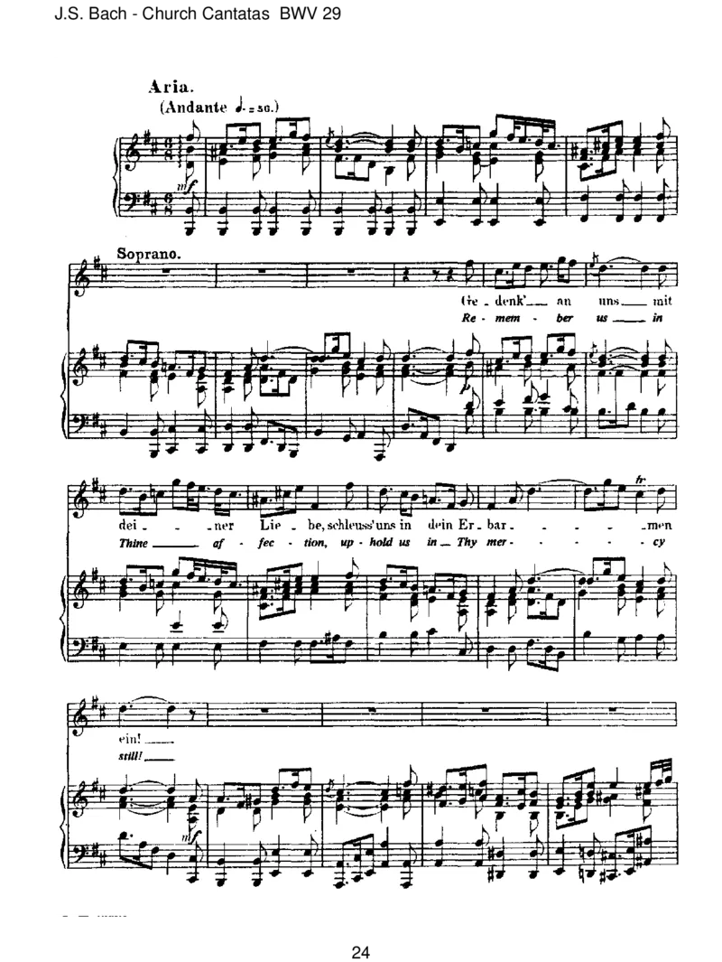 BWV29Wirdankendir,Gott,wirdankendir_一万首著名钢琴曲谱哈农贝多芬合集视频教学电子版高清无水印可打印_1古典钢琴知名音乐家谱_巴赫钢琴谱全集_J.S巴赫作品全集