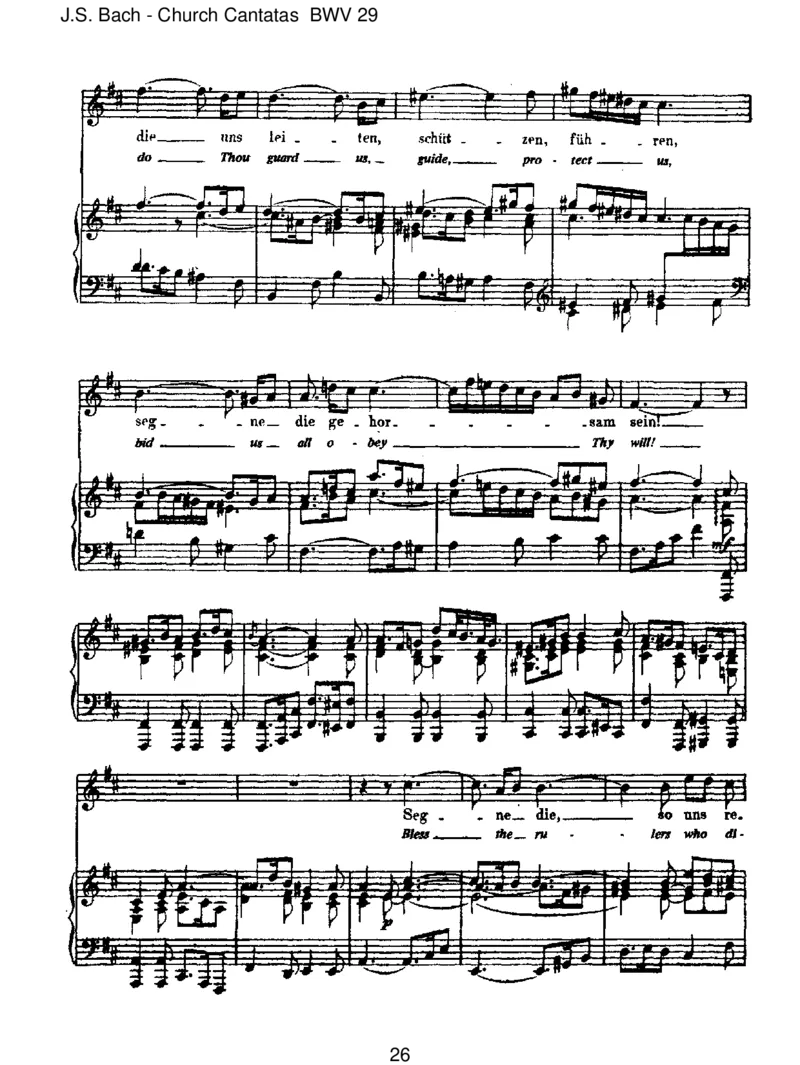 BWV29Wirdankendir,Gott,wirdankendir_一万首著名钢琴曲谱哈农贝多芬合集视频教学电子版高清无水印可打印_1古典钢琴知名音乐家谱_巴赫钢琴谱全集_J.S巴赫作品全集