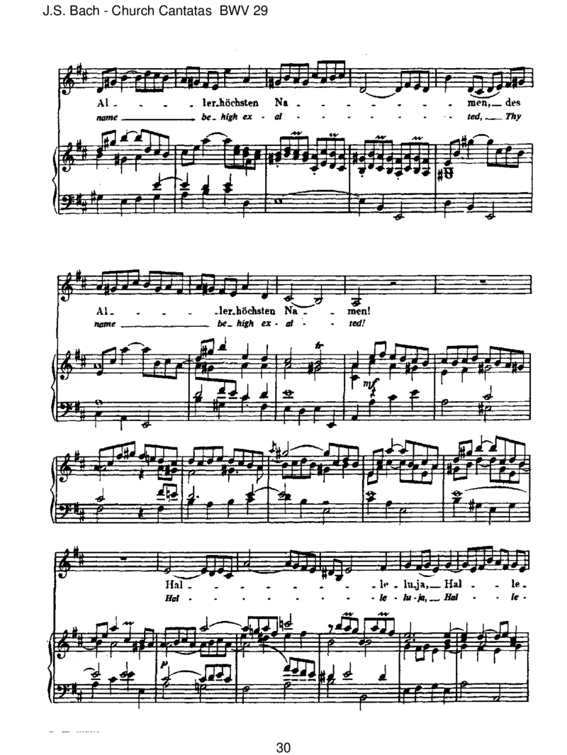 BWV29Wirdankendir,Gott,wirdankendir_一万首著名钢琴曲谱哈农贝多芬合集视频教学电子版高清无水印可打印_1古典钢琴知名音乐家谱_巴赫钢琴谱全集_J.S巴赫作品全集