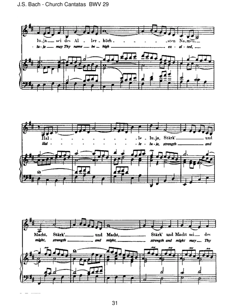 BWV29Wirdankendir,Gott,wirdankendir_一万首著名钢琴曲谱哈农贝多芬合集视频教学电子版高清无水印可打印_1古典钢琴知名音乐家谱_巴赫钢琴谱全集_J.S巴赫作品全集